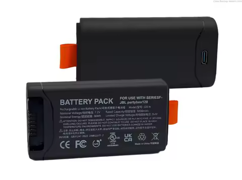 ALLCCX 7.2V 5000mAh Speaker Battery FG2CELL21700 for JBL PARTYBOX CLUB 120, Partybox 120