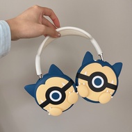 Chuông dễ thương cho AirPods Max trường hợp phim hoạt hình pho mát Silicone dễ thương vỏ mềm Tương t