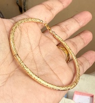 US 10k gold handmade bangles