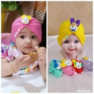 GASYIL Baby Doll Turban Baby Girl Turban/ Girls' Ciput/ Newborn Baby Ciput/ Children's Turban/