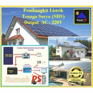 paket komplit listrik tenaga surya 3000w 3000 watt solar home system