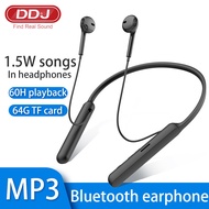 For Xiaomi Wireless Bluetooth Headphones HIFI Subwoofer Handsfree Call Multi-Function Button Neckband Game Earphones with Card