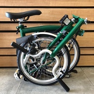 (COD) PROMO KILAT SEPEDA LIPAT BROMPTON M3L RACING GREEN