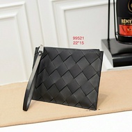 2023PopularbvWoven Men's Clutch Calf Skin Envelope Full Woven Clutch GL3C