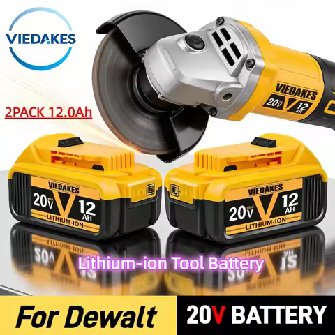 New 20V 12.0Ah MAX rechargeable lithium-ion battery, for Dewalt 20V battery DCB206 suitable for Dewa