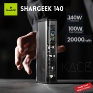 SHARGE Shargeek 140 PowerBank 140W Charger 20000mAh Laptop Power Bank Dual Port 3C Certified