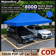 10x20 FT Heavy Duty Canopy Tent Waterproof Khemah Niaga Car Parking Tent