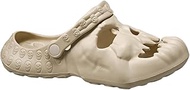 Unisex Comfortable Lightweight Clogs Skull Slippers Goth Sandals for Men and Women Slip-on Yard Gard