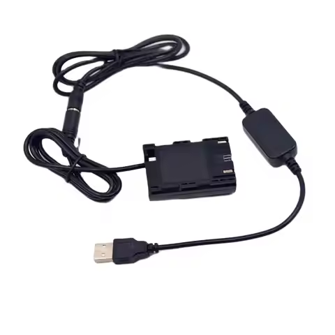 5v Usb To Dc Power Cable Lp-E6 Lp E6 Dummy Battery Adapter Dr-E6 Coupler For Canon Eos 5d Mark Ii Ii
