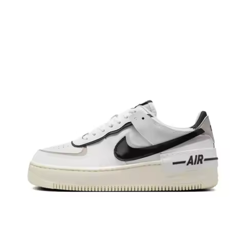 Nike AF1 Shadow Skateboard Shoes Women's Low Top White/Black DZ1847-110