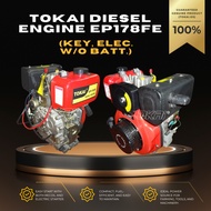 TOKAI DIESEL ENGINE EP178FE (KEY & THREAD - ELECTRIC) WITHOUT BATTERY