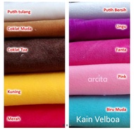kain velboa 50 x 150 cm /kain boneka / kain velboa  bulu pendek