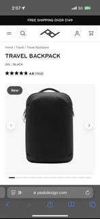 Peak Design Travel Backpack 20L