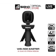 SIGNO E-Sport 2K Quad HD Stream Webcam ZASTER Model WB-402 (Webcam)