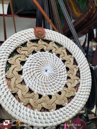 Tas Rotan Bulat Aceh | Tas Selempang Rotan