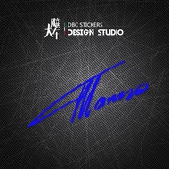 Autographed Alonso F1 Alpines Formula Racing Car Sticker Personalized Driver Decal Body Decal Warnin