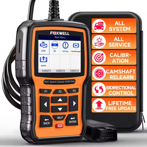 FOXWELL NT510 Elite For GM Chevrolet Bidirectional All System Car OBD2 Scanner Diagnostic Scan Tool 
