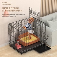 Dog Cage Small Dog Teddy Cat Cage with Toilet Home Indoor Medium-Sized Dog Dog Cage Rabbit Cage Dogs and Cats Villa Fact