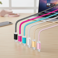 2M Micro USB  1M Type-C  Android   Kabel USB Mikro 2M Pengecasan Pantas Wayar 1M Kabel Data Type-C A