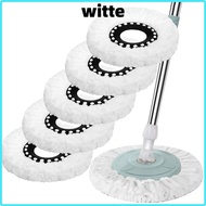 WITTE 1pc Spin Mop Replacement Head, Microfiber Removable Mop Head Replacement, Durable Easy Cleanin