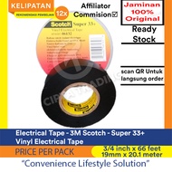 Electrical Tape - Scotch3m - Vinyl Electrical Tape Scotch Super 33+ (33 plus)