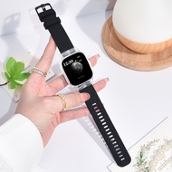 สายซิลิโคนพร้อมเคสใสสำหรับ Xiaomi Redmi Watch 5 Active Strap / Redmi Watch 5 Lite Strap / Redmi Watc