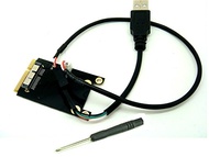 Mini PCI-e Adapter Card,compatible with Broadcom 4.0 BCM94360CD BCM94331CD Card from Macbook