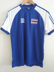 เสื้อบอล ย้อนยุค ทีมชาติไทย 2527 สีน้ำเงิน ไซส์ M