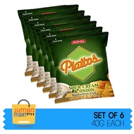 PIATTOS SOUR CREAM POTATO CRISPS 40G / SET OF 6