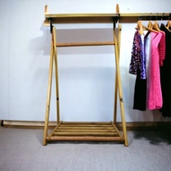 Children's clothes rack / hanging clothes rack / disassembled clothes rack / Dutch teak clothes rack