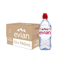 Evian Natural Mineral Water 12 x 750ml