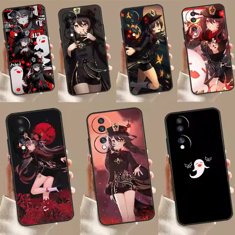 Genshin Impact Hutao Case For Honor 90 70 50 10 Magic 5 Lite Magic 6 Pro X7 X8 X9 X6a X7a X8a X9a X9