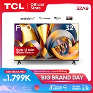 TCL 32 Inch Smart TV - Android 11 - FHD - Dolby Audio -  Google Play/Netflix/Youtube -  Wifi/Bluetooth/HDMI/USB (Model: 32A9) - A9 Series