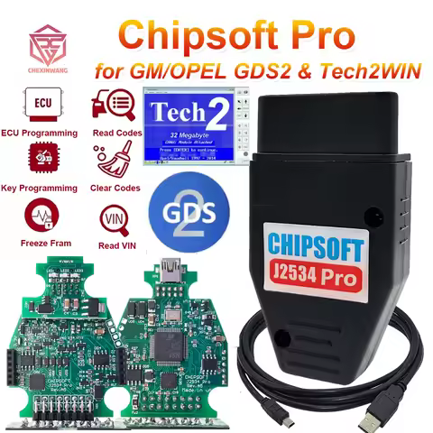 Chipsoft Pro for GM work with OPEL GDS2 Diagnostic Tool for GM GDS2 V2023.2.1 Tech2WIN 16.02.24 VCI 