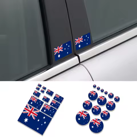 Various Australian Flag Styling Sticker Graphics I Love Australia Country Vinyl Decal Decoration Aut
