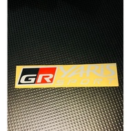 GR Yaris Sport Car Cutting Sticker