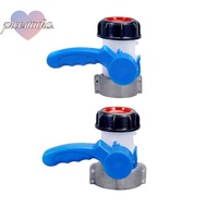 PICESTADIO IBC Tank Tap Pipe Connector, DN40/DN50 75mm Liters 62mm To Male Export Butterfly Valve Sw