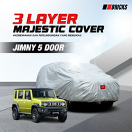 3 Layer Cover JIMNY 5 PINTU Sarung Mobil Outdoor Anti UV & Waterproof BRICKS