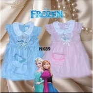 Frozen&amp;Sofiaa Dress with slingbag for kids