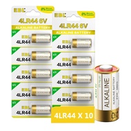 EBL 6 Volt Battery 4LR44 Dog Collar Batteries (10 Pack) 6V Alkaline Batteries 476A / PX28A / A544 / 