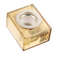 BOJACK MRBF Terminal Fuse Block 80 AMP Marine Rated Battery Fuse 58V DC Max IP66 Waterproof Fuse Hol