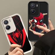 XI99 Spiderman Casing for VIVO Y33e IQOO Z9X 13 Z9 Y75 Y83 Y01 Z10 Y73 V17 5G Black White