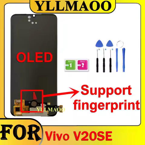 OLED Screen LCD For Vivo V20 SE V2022 V2023 V2024 V2025 V20SE Display Touch Digitizer Full Assembly 