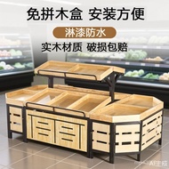 Fruit Shop Shelf Fruit Wooden Shelf Multifunctional Shelf Steel Shelf Display Rack Wooden Shelf Vege