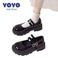 korean school shoes for kids girls Mary jane shoes for kids black loafers shoes Lolita flat shoes fa