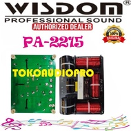 CROSSOVER PASIF PA2215 BY WISDOM AUDIO