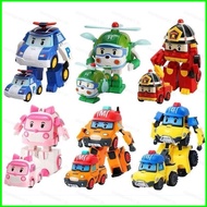 ST1 Deformed Police Car Poli Toy Car Kids Baby Enlightenment Toys Amber Roy Helly Mark Bucky Deforma