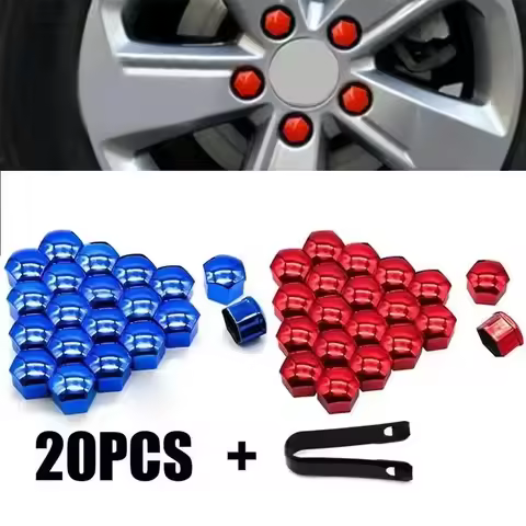 20/40PCS Car Wheel Nut Caps Auto Hub Screw Cover 17/19/21mm Bolt Rims Exterior Decoration Special So