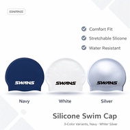 SWANS Silicone Swim Cap SA-7 FINA Approved Free Size Swimming Cap Japan