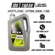 [ Hàng Chính Hãng ] Dầu Động Cơ Bán Tổng Hợp KIXX HD CF-4 20W50 (6 lít)